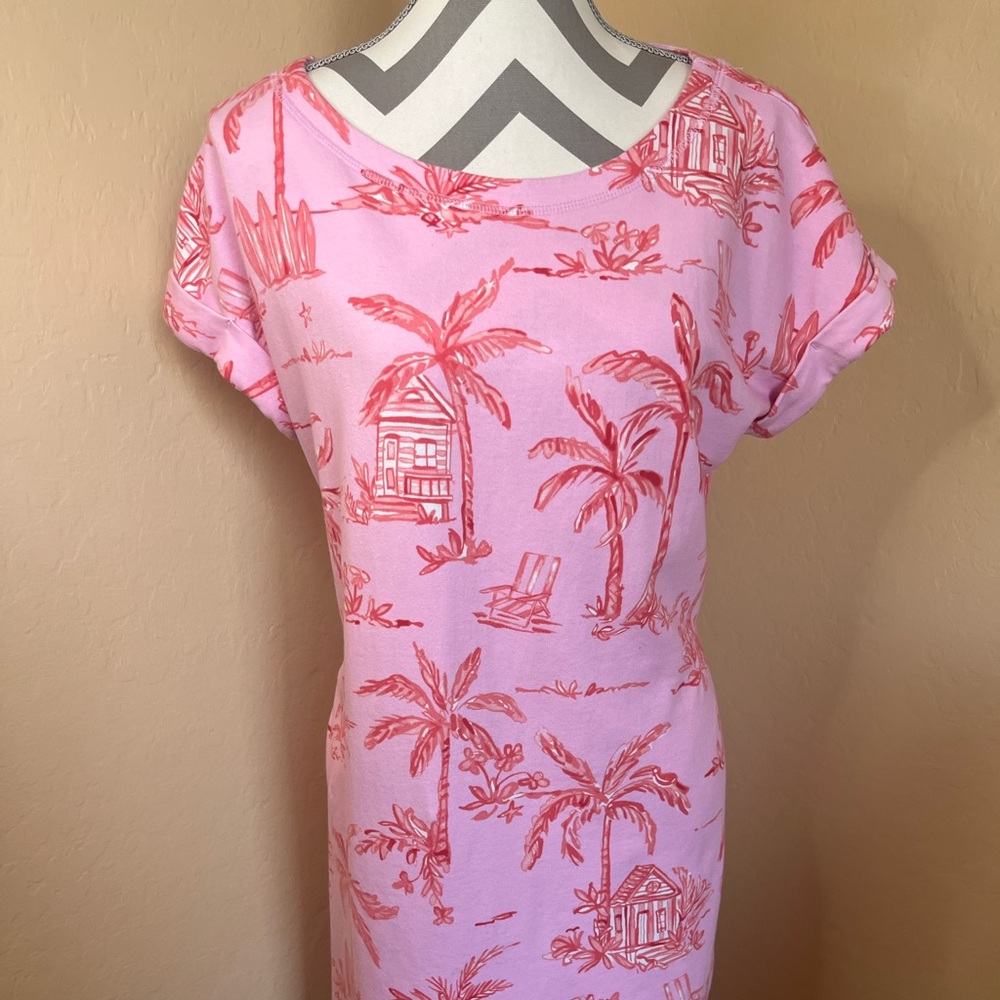 Talbots Pink Cover Up/Dress with Dolman Sleeves